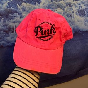 PINK baseball hat